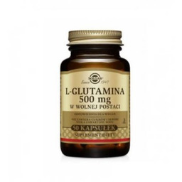 SOLGAR L-glutamina w wolnej postaci 500 mg, 50