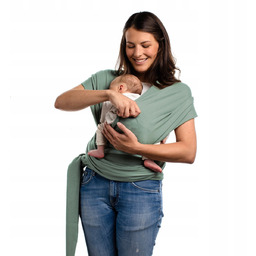 Boba Chusta do noszenia niemowląt Wrap zielona nosidełko