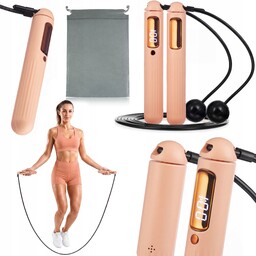 Skakanka Z Licznikiem Bezprzewodowa 2W1 Linka+piłki Bluetooth Gymtek