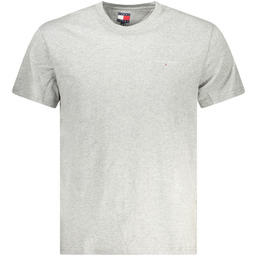 TOMMY HILFIGER KOSZULKA Z KRÓTKIM RĘKAWEM MĘSKA SZARA