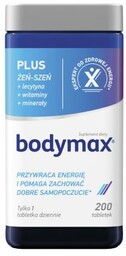 Bodymax Plus z lecytyną, 200 tabl.