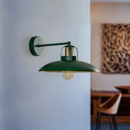 Eko-Light Kinkiet Felix, zielony/złoty