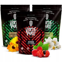 Zestaw Najlepsze Yerba Mate Green Owocowe 3x500g