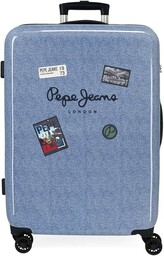 Pepe Jeans Cyfrowa walizka kabinowa, Damon, średnia walizka