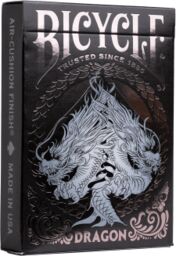 Karty do gry Bicycle Dragon (czarne)