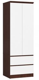 Szafa do sypialni, szuflady, DORMI XS, 60x50x180 cm,