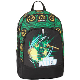 Plecak szkolny wielokomorowy Lego Ninjago Lego czarny, zielony