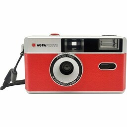 Agfa Aparat analogowy 35mm czerwony