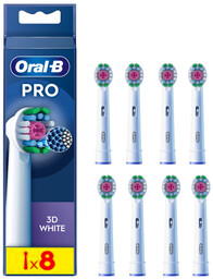 Braun Oral-B końcówki do szczoteczki elektrycznej 3D WHITE