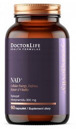 Doctor Life, NAD+ Rybozyd Nikotynamidu 300mg suplement diety