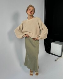 Pakamera Spódnica Melody midi olive