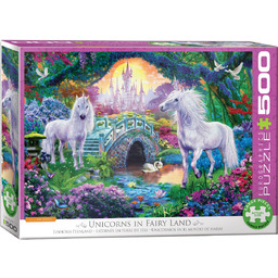 EuroGraphics, puzzle, Jednorożce, 500 el.