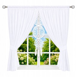 Firana gotowa prosta 170x400 panel łapacz snów filc