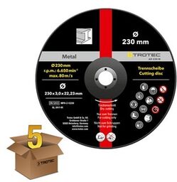 Trotec Tarcza tnąca metal 230 wygięta, w korzystnym