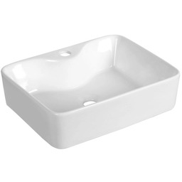 AQUAFORM AQ.448-0171148 Ceuta umywalka nablatowa z otw. 480x370x130