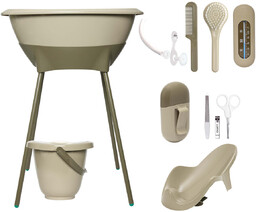 Zestaw kąpielowy 8 el. Olive green / Luma