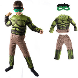 STRÓJ HULK + MASKA AVENGERS BAL KARNAWAŁ 4-6L