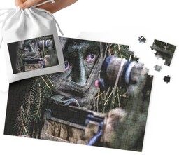 Puzzle - Wojsko Czołgi Militaria Wzory Dla Chłopca