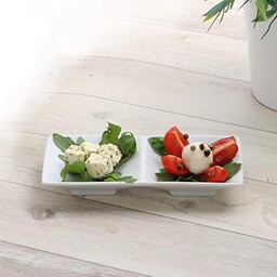 Holst Porcelana YK 008 prostokątna miska na nóżce