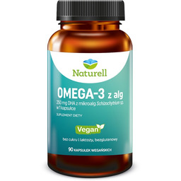 Naturell Omega-3 z alg, 90 kapsułek