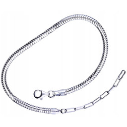 Srebrna Bransoletka Typu ''Pandora''Pr.925