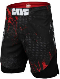 Pit Bull Spodenki MMA Treningowe Grapplingowe Men''s Blood