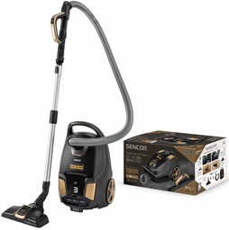 Cichy odkurzacz workowy 600W Hepa H13 dla alergików