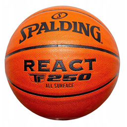 Piłka do koszykówki Spalding React Tf 250 Logo