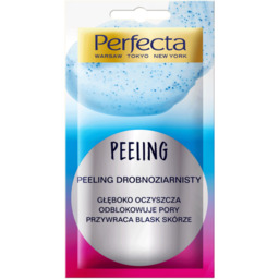 PERFECTA Peeling drobnoziarnisty do twarzy 8 ml