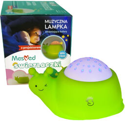 MesMed MM-003 Świetlaczki Ślimaciuś, muzyczna lampka z projektorem