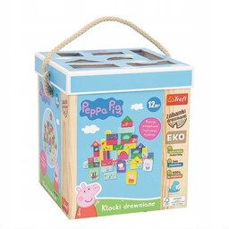 61573 Zabawka drewniana - Klocki Peppa Pig