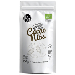 DIET-FOOD Bio Kruszone Ziarna Kakao 100 g