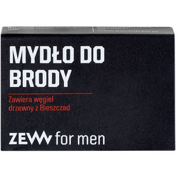 Zew For Men Mydło do brody z węglem