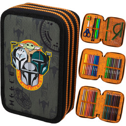 Piórnik z wyposażeniem trzykomorowy dla chłopca, Jumper 3