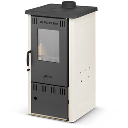 Piec kominek stalowy koza nowoczesny ALFA-PLAM Elita2 ECO