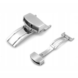 Zapięcie motylkowe do paska TZ srebrne SPIN-3 22