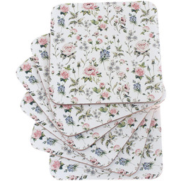 Decodoma Zestaw podkładek korkowych KWIATY 6 szt.