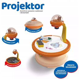 Genialny dzieciak. Projektor do rysowania 350x340 mm Askato