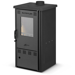 Piec kominek stalowy koza nowoczesny ALFA-PLAM Elita2 ECO