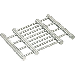 MSV Stalowa mata stołowa, srebrna