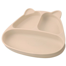 Mombella Talerzyk z Przyssawką Panda Light Brown