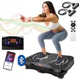 Platforma Wibracyjna Wibrująca Do Ćwiczeń Fitness Z Linkami