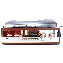 Gramofon Soundmaster PL186 brązowy