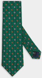 Krawat męski jedwabny zielony P21WP-KX-251-Z