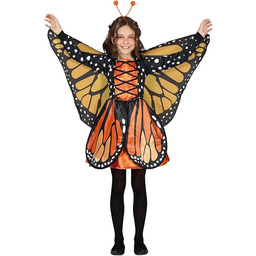 Kostium pomarańczowy motyl dla dziewczynek