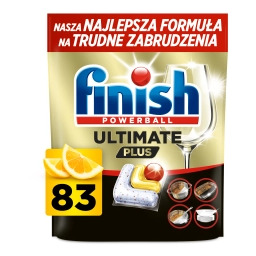 Finish Ultimate Plus Lemon 83szt. Kapsułki do zmywarki