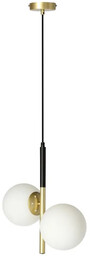 Lumes Podwójna złota lampa wisząca - K487-Daxos