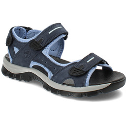 Artiker Granatowe Sandały Wygodne Obuwie Damskie