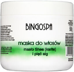 BINGOSPA - Maska do włosów z masłem Shea