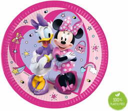 Talerzyki urodzinowe Myszka Minnie - 23 cm -
